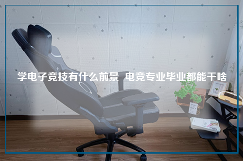 学电子竞技有什么前景  电竞专业毕业都能干啥